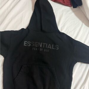 Fear of God Essentials Black Hoodie